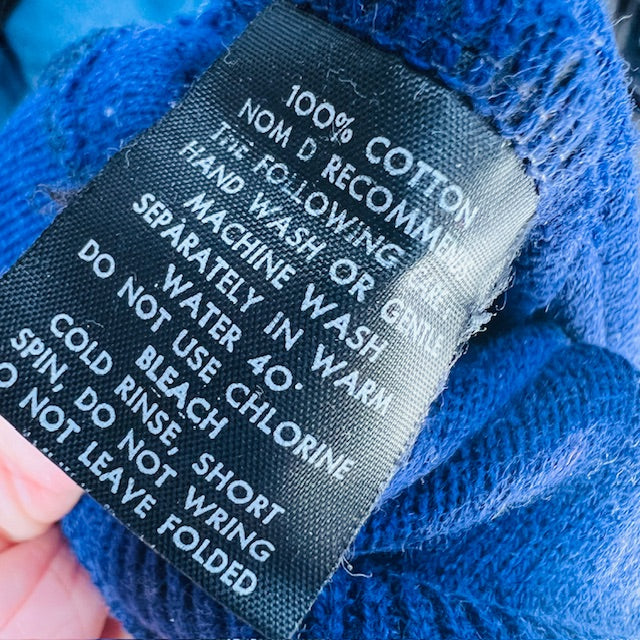 1990s vintage / NOM*D / purple cotton oversized jumper / m (3897916045933960758)