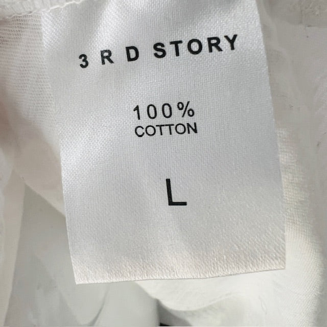 3rd storey / soft white oversized tee / L (3897916083355799272)