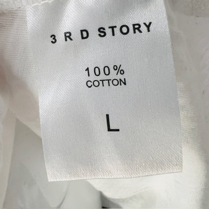 3rd storey / soft white oversized tee / L (3897916083355799272)