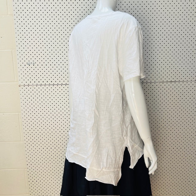 3rd storey / soft white oversized tee / L (3897916086599610503)