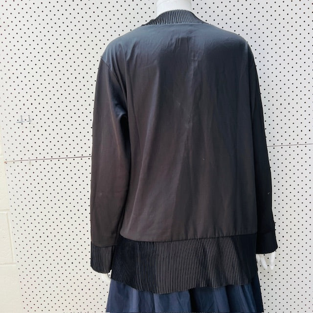 ADIDAS / 3 stripe pleated trim top / 10 (3897916152029929505)