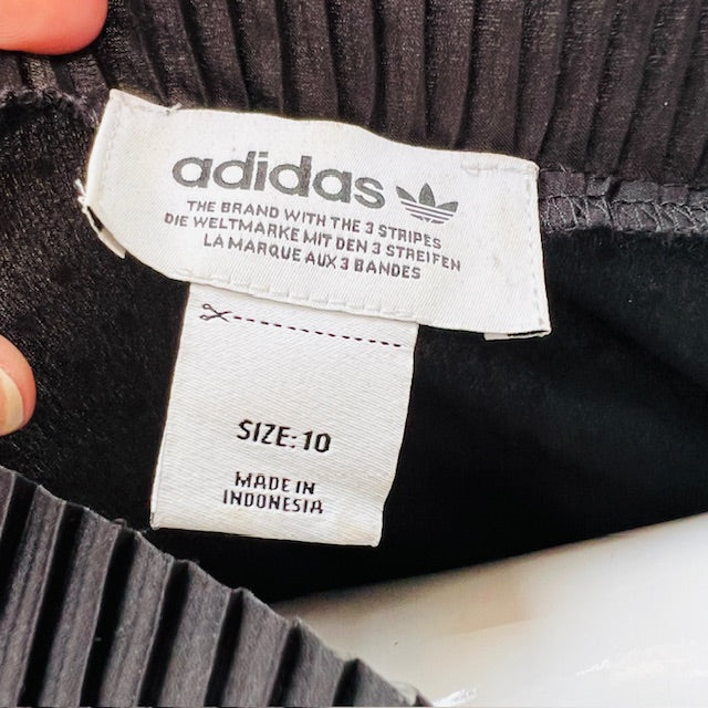 ADIDAS / 3 stripe pleated trim top / 10 (3897916154241247410)