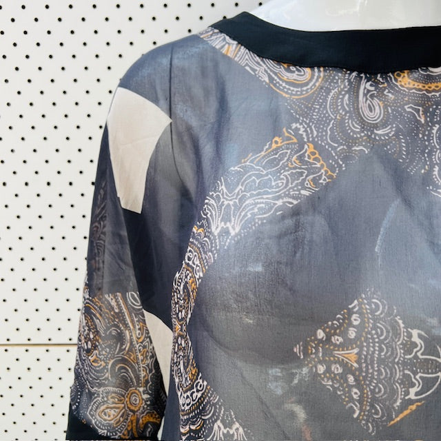 VERGE / silk / cube top / L (3897916222651736702)