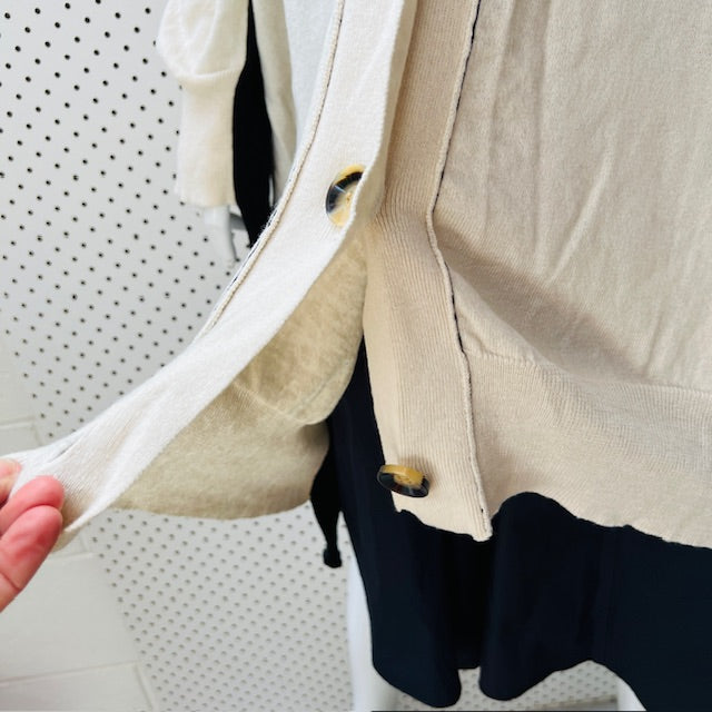 MA DAINTY / oversized wool cotton cardigan / free size (3897916237314157989)