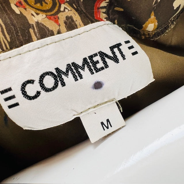 1990s nz vintage / COMMENT / patterned waistcoat / m (3897916253988536329)