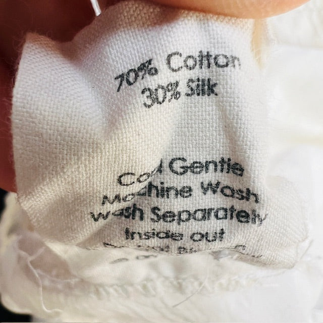 UNTOUCHED WORLD / silk cotton shirt jacket / m (3897916279036333095)