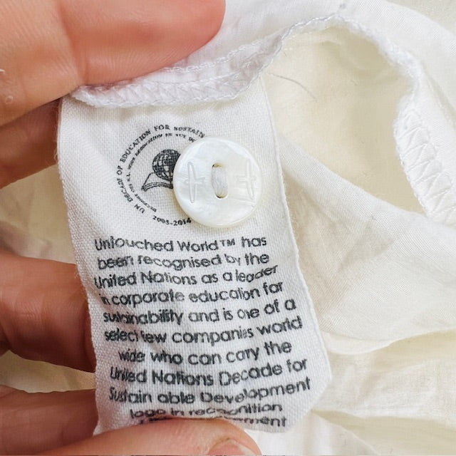 UNTOUCHED WORLD / silk cotton shirt jacket / m (3897916282346187207)