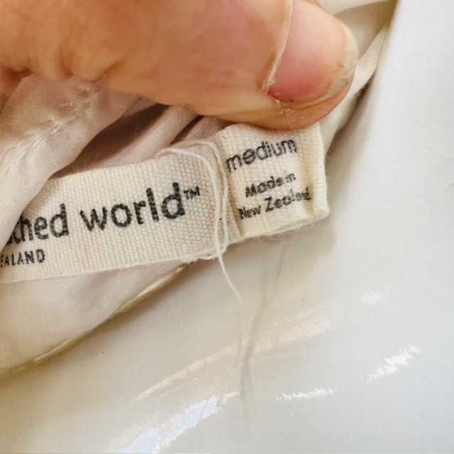 UNTOUCHED WORLD / silk cotton shirt jacket / m (3897916285799654612)