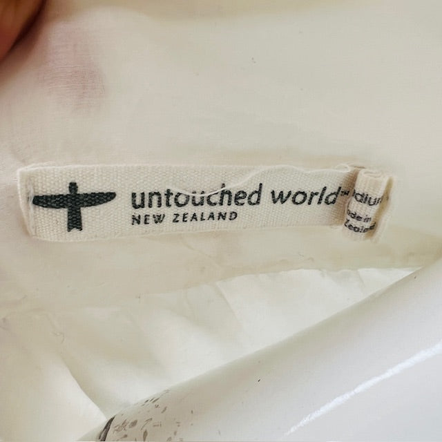 UNTOUCHED WORLD / silk cotton shirt jacket / m (3897916288520790302)