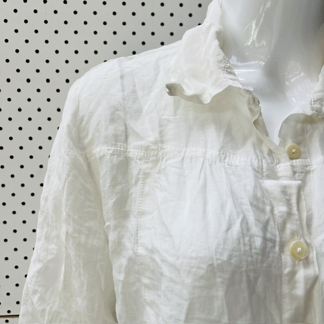 UNTOUCHED WORLD / silk cotton shirt jacket / m (3897916292569683787)