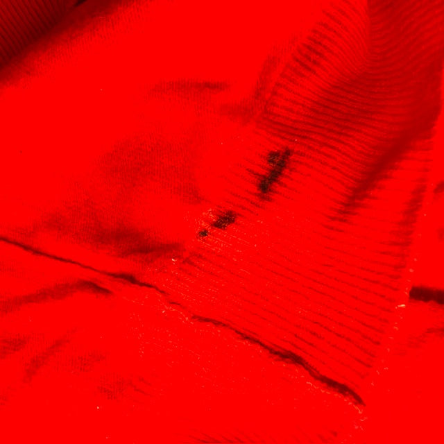 1980s scottish vintage / PRINGLE / bright red soft wool knit / s (3897916297152140576)