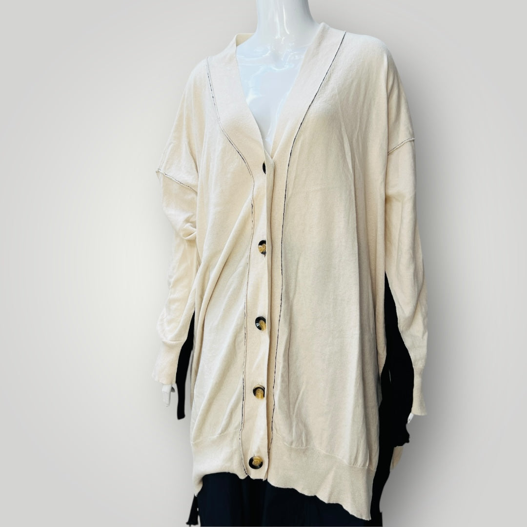 MA DAINTY / oversized wool cotton cardigan / free size (3897920850852663500)