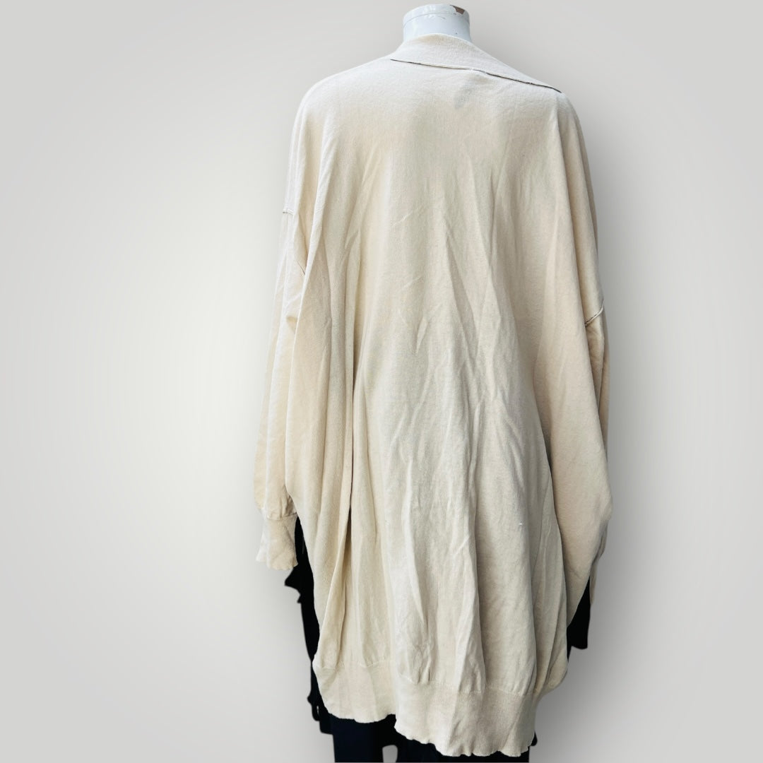 MA DAINTY / oversized wool cotton cardigan / free size (3897920852931667654)