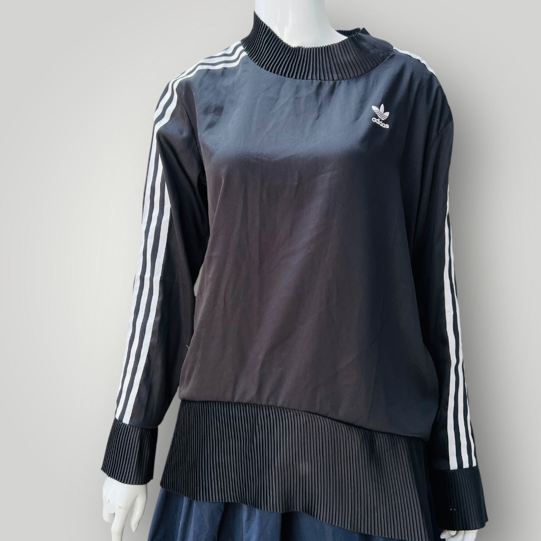 ADIDAS / 3 stripe pleated trim top / 10 (3897920883705258327)