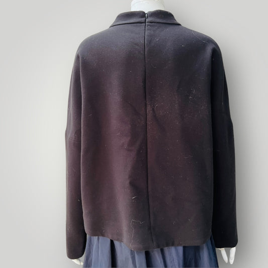 jayson brundston / high necked black top / L (3897920905100290848)