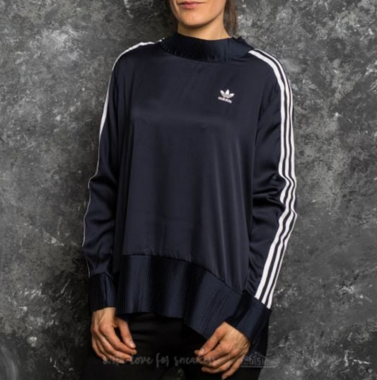 ADIDAS / 3 stripe pleated trim top / 10 (3897975109213986516)