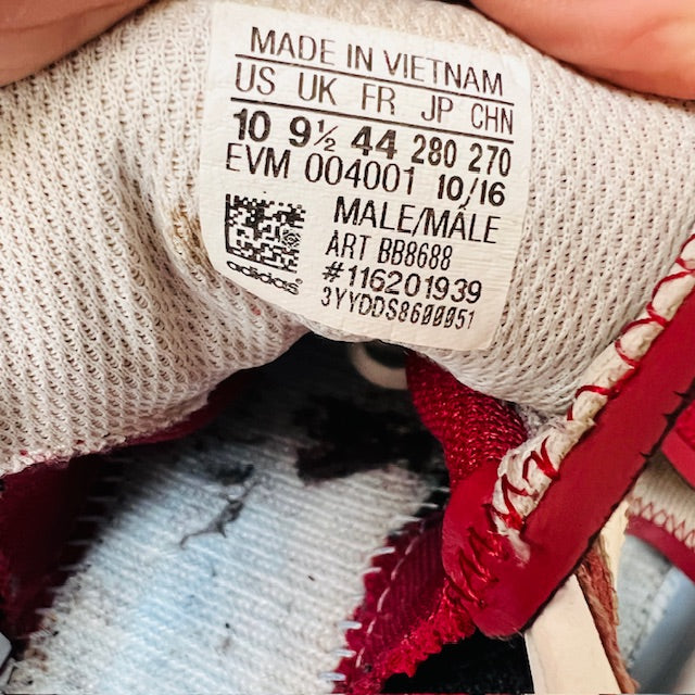 ADIDAS / SAMBA / adv in maroon leather / 44 (3898401031112504318)