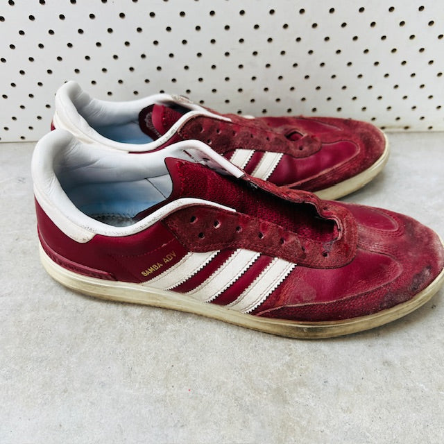 ADIDAS / SAMBA / adv in maroon leather / 44 (3898401037066218248)
