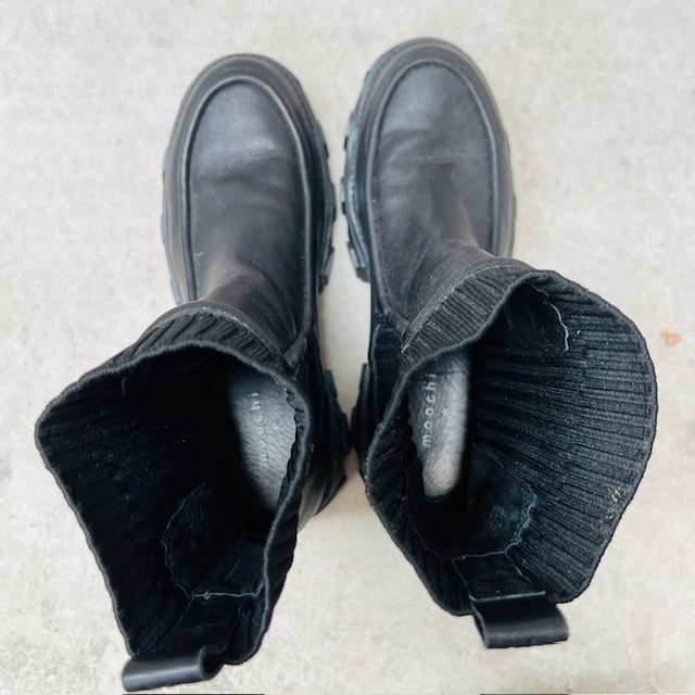 MOOCHI / 'major loafer' boots / black / 40 (3898401101728230434)