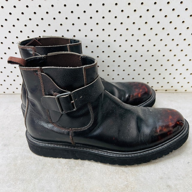 EMPORIO ARMANI / leather boots / (3898401157134711796)