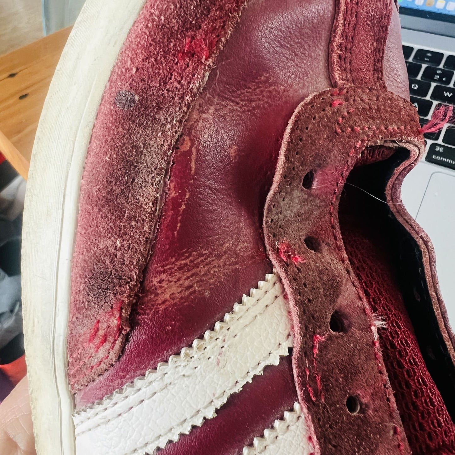 ADIDAS / SAMBA / adv in maroon leather / 44 (3898404516077876904)