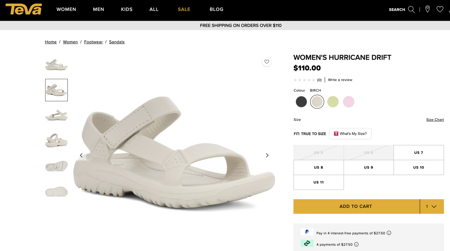 TEVA 'drift' / birch / 40 (3898415072767251576)