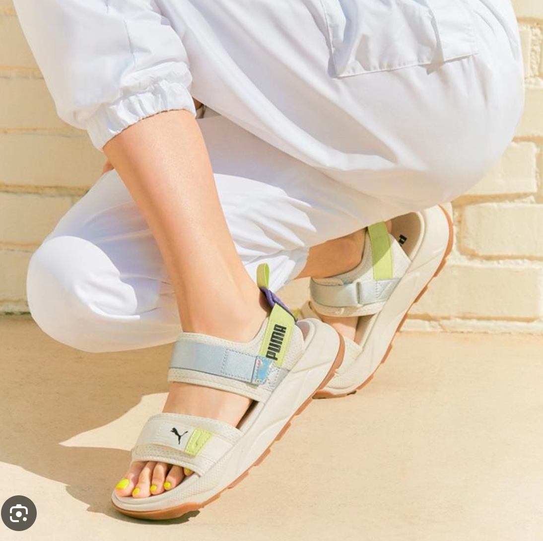 PUMA RS sandal iri / whisper white + gum / 38 (3898415374159578164)