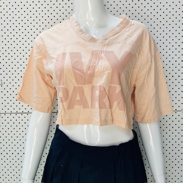ADIDAS / ivy park crop tee / peach / s (3898494375785837707)