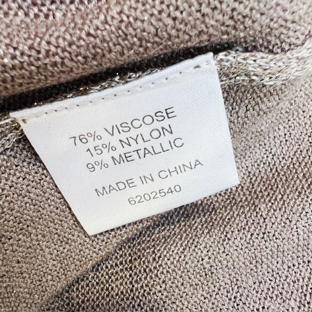 WILD CHILD / brown lurex jumper / L (3898494385338441383)