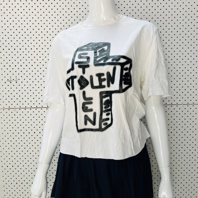 STOLEN GIRLFRIENDS / graphic crop tee / m (3898494411675342049)
