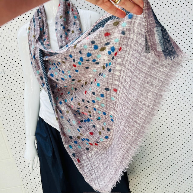 WOOL/SILK / scarf (3898494433780240977)