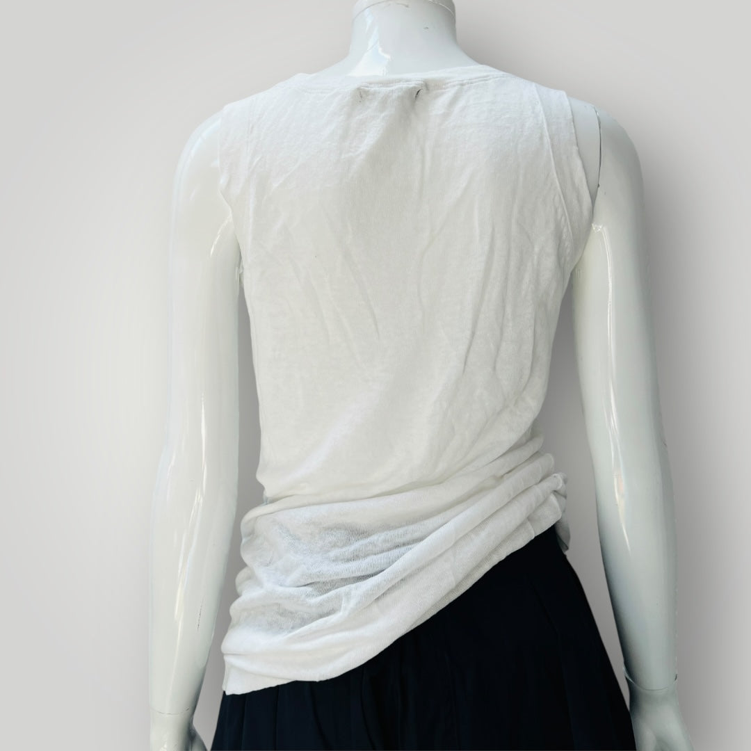 SCOPE / crisp white linen singlet / 12 (3898494962396531177)