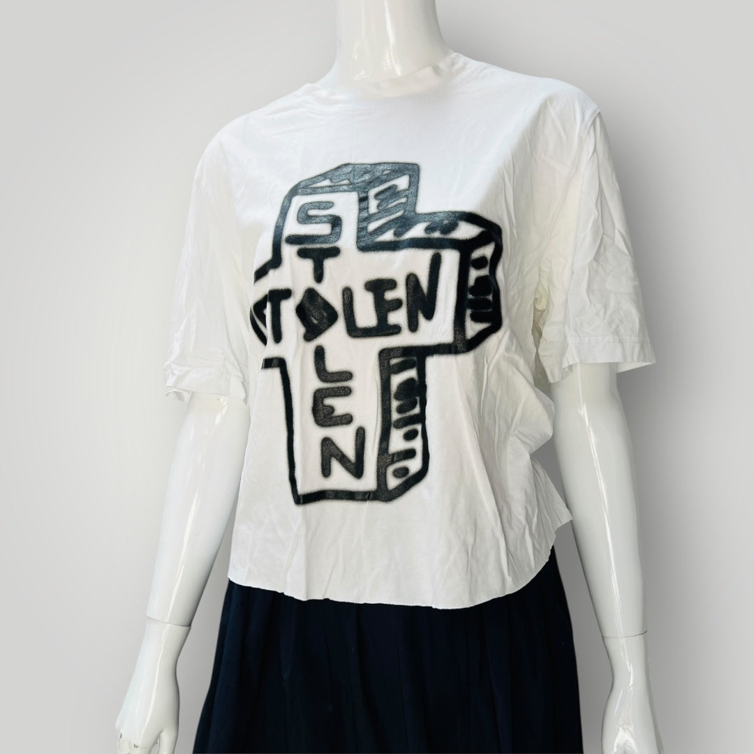 STOLEN GIRLFRIENDS / graphic crop tee / m (3898494970564866501)