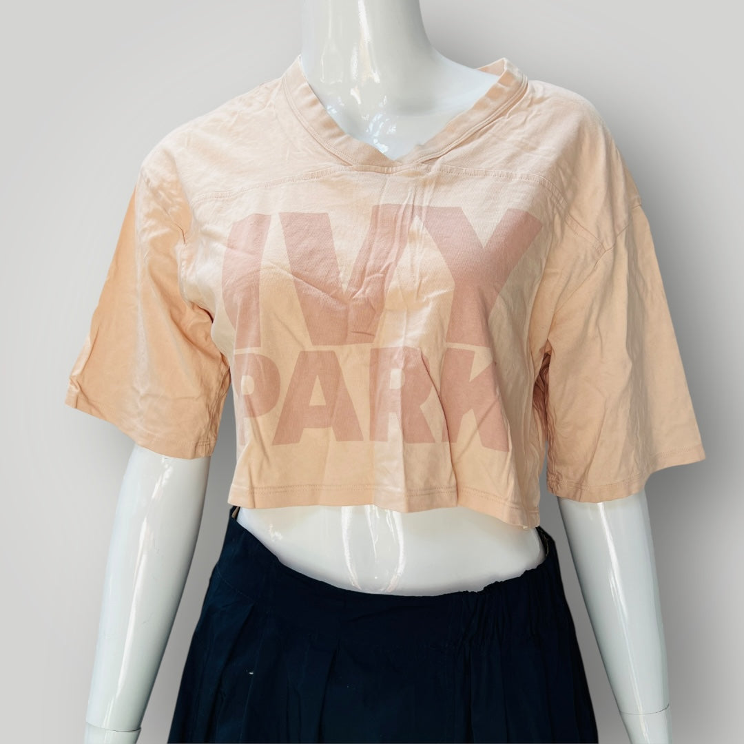ADIDAS / ivy park crop tee / peach / s (3898494989391895673)