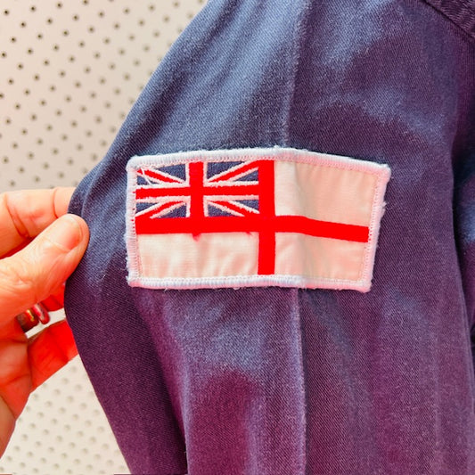 UK vintage workwear / royal navy combat jacket / s (3898514300176334175)