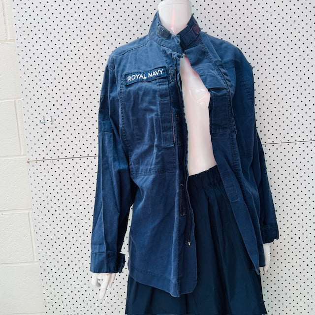 UK vintage workwear / royal navy combat jacket / s (3898514307842511031)