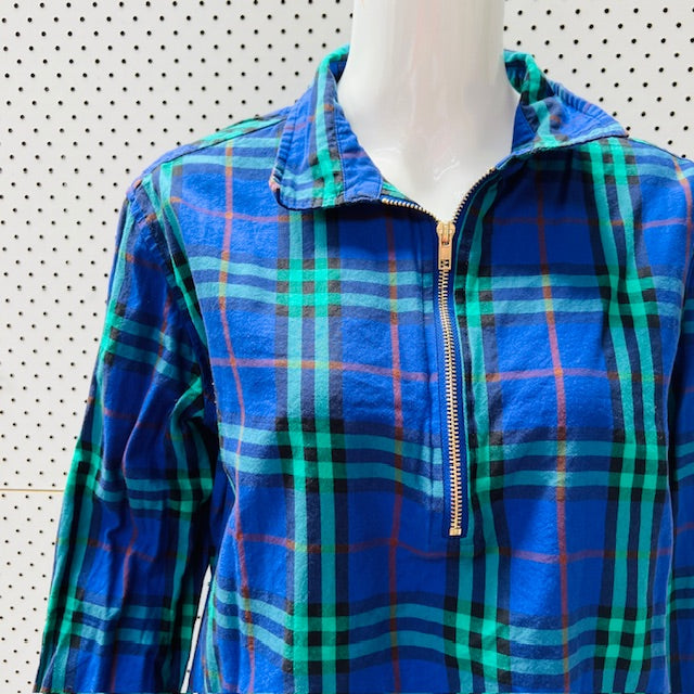 EPTM / plaid / quarter zip shirt / L (3898514334820791946)