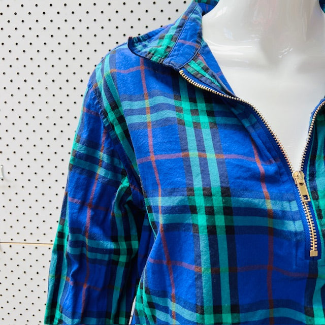 EPTM / plaid / quarter zip shirt / L (3898514336490270078)