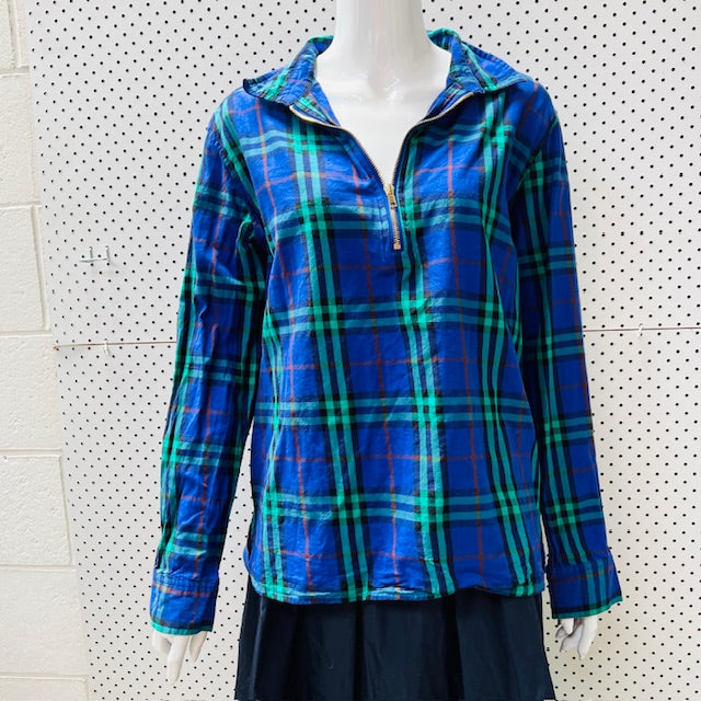 EPTM / plaid / quarter zip shirt / L (3898514338292597033)