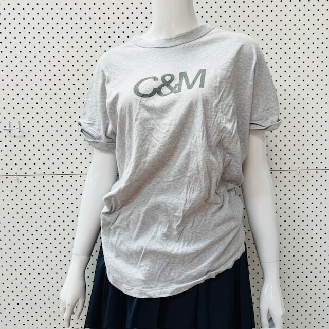 CAMILLA MARC / grey marle huntington tee / s (3898514372845265513)