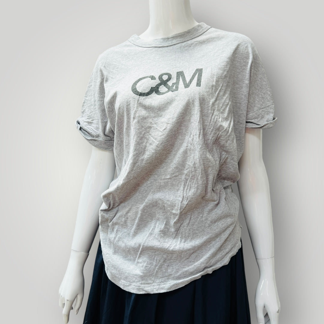 CAMILLA MARC / grey marle huntington tee / s (3898514515033106117)