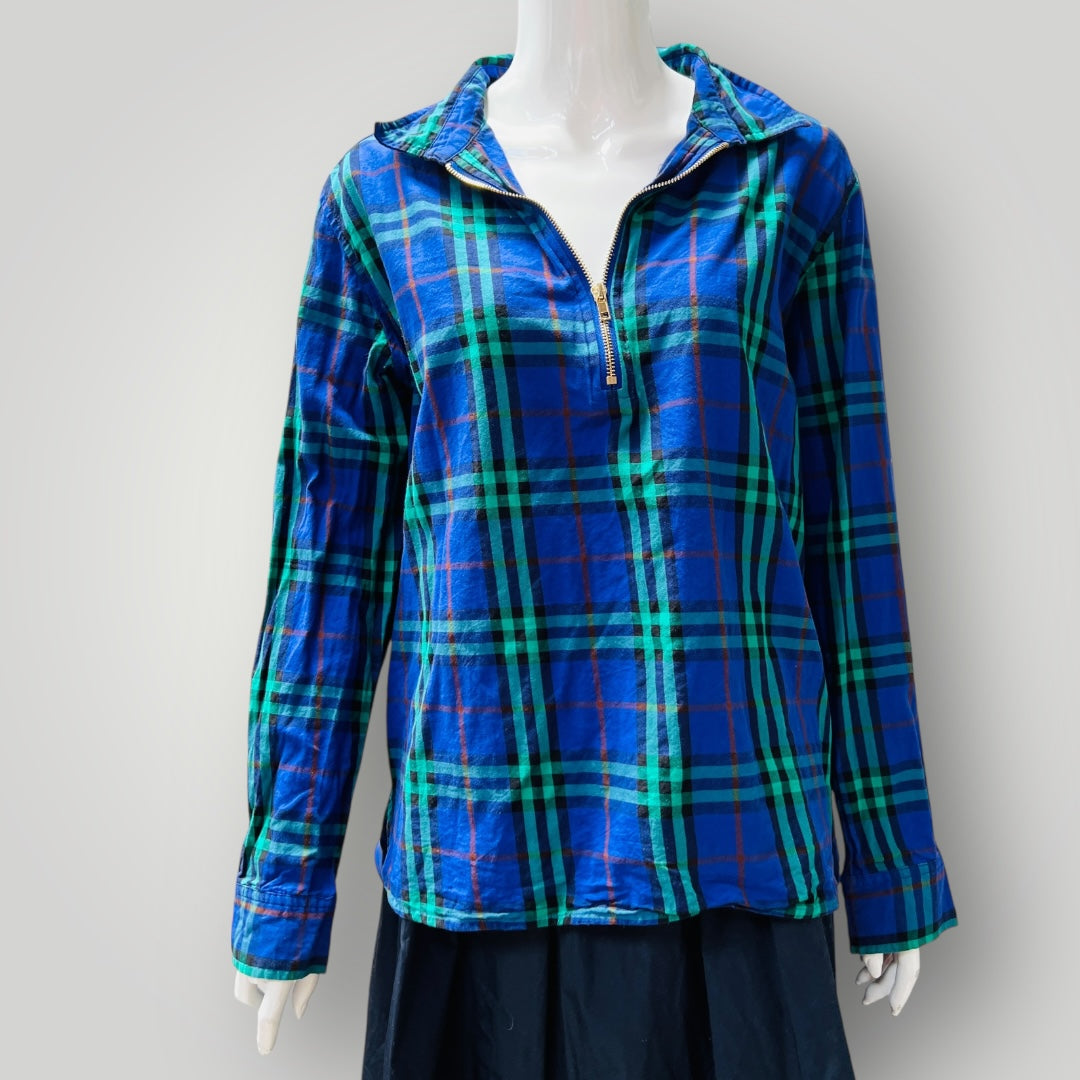 EPTM / plaid / quarter zip shirt / L (3898514529563143374)