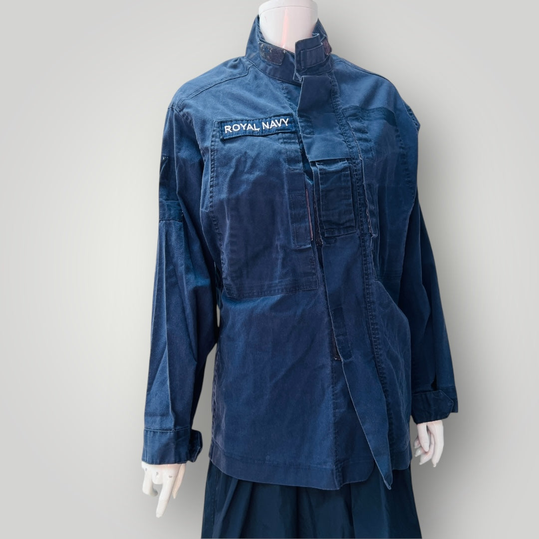 UK vintage workwear / royal navy combat jacket / s (3898514544083076425)