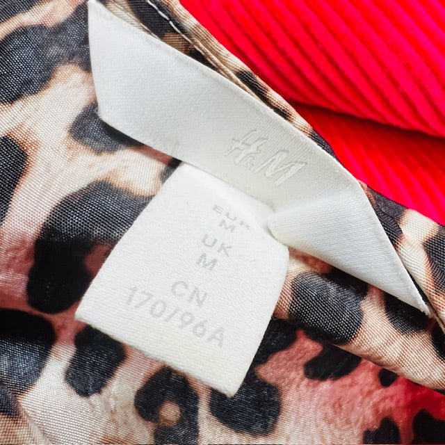 LEOPARD / balloon sleeve blouse / m (3898680565906636194)