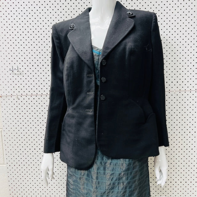 1960s australian vintage / ESTERS SYDNEY / wool blazer with sequins / m (3898680654357988381)