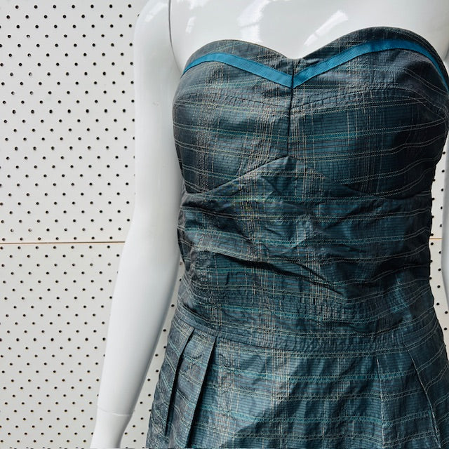 2000s nz vintage / KATE SYLVESTER / strapless party dress / m / made in nz (3898680668685328807)