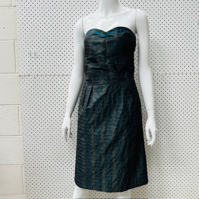 2000s nz vintage / KATE SYLVESTER / strapless party dress / m / made in nz (3898680670812879344)