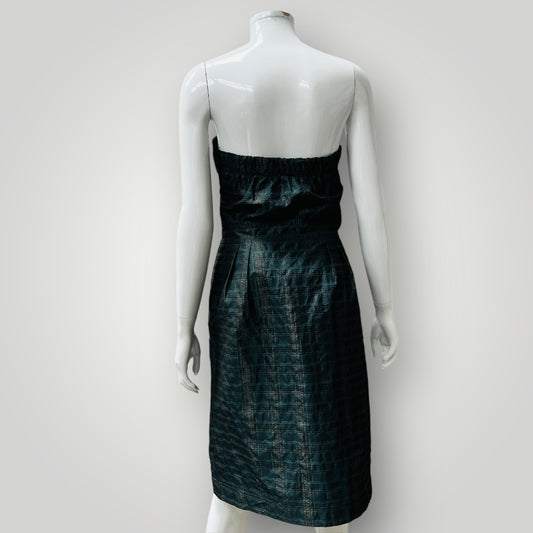 2000s nz vintage / KATE SYLVESTER / strapless party dress / m / made in nz (3898681363452188299)