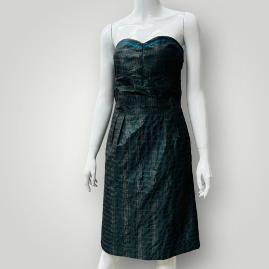 2000s nz vintage / KATE SYLVESTER / strapless party dress / m / made in nz (3898681365247154646)