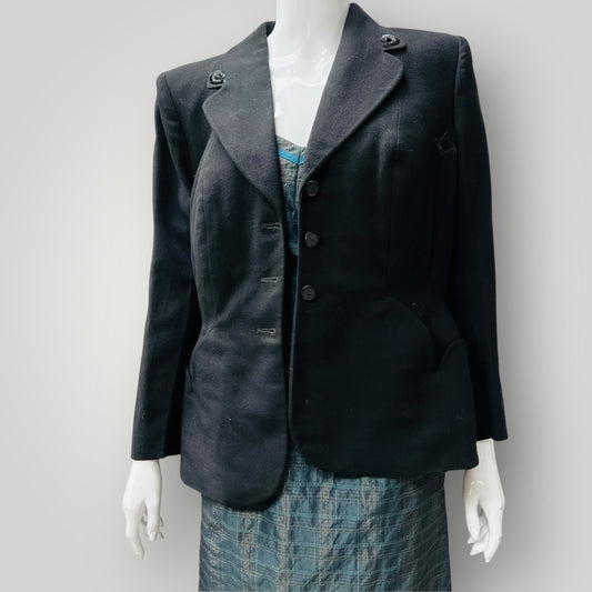 1960s australian vintage / ESTERS SYDNEY / wool blazer with sequins / m (3898681369153865154)